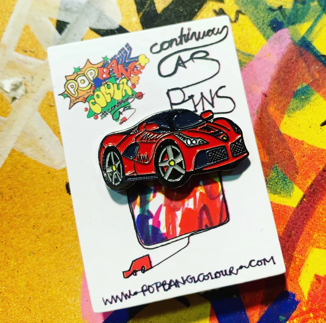 Ferrari Laferrari - Limited Edition Red - Enamel Pin Badge - 1 Only Remaining 1
