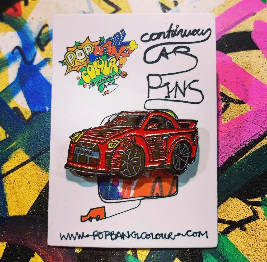 Nissan Gt-R Limited Edition Enamel Pin Badge - Red | Limited Stock 1