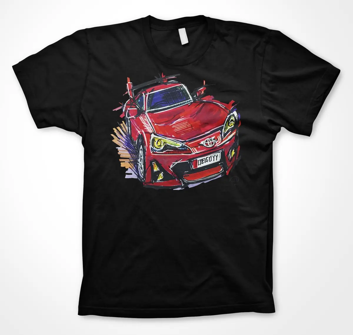 Toyota GR86 Sports Car Fan T-Shirt
