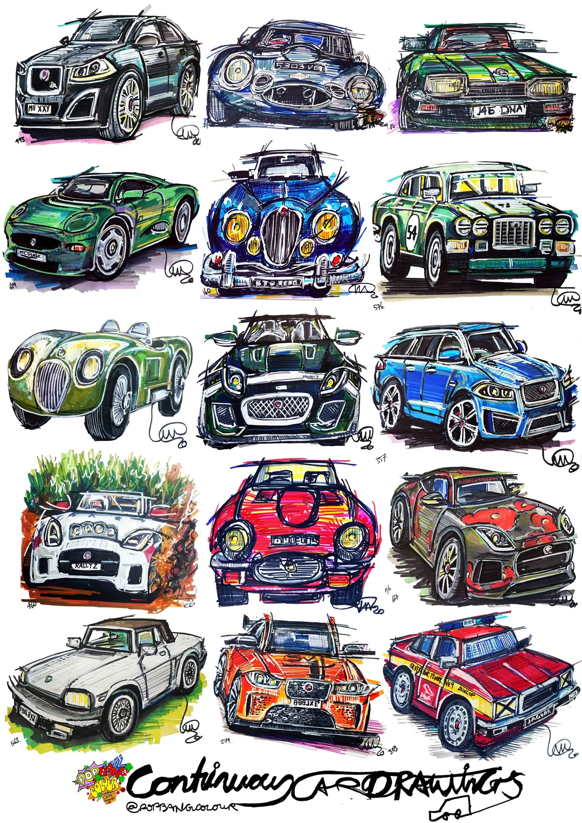 #Continuouscar Poster Print Collection | Jaguar 1