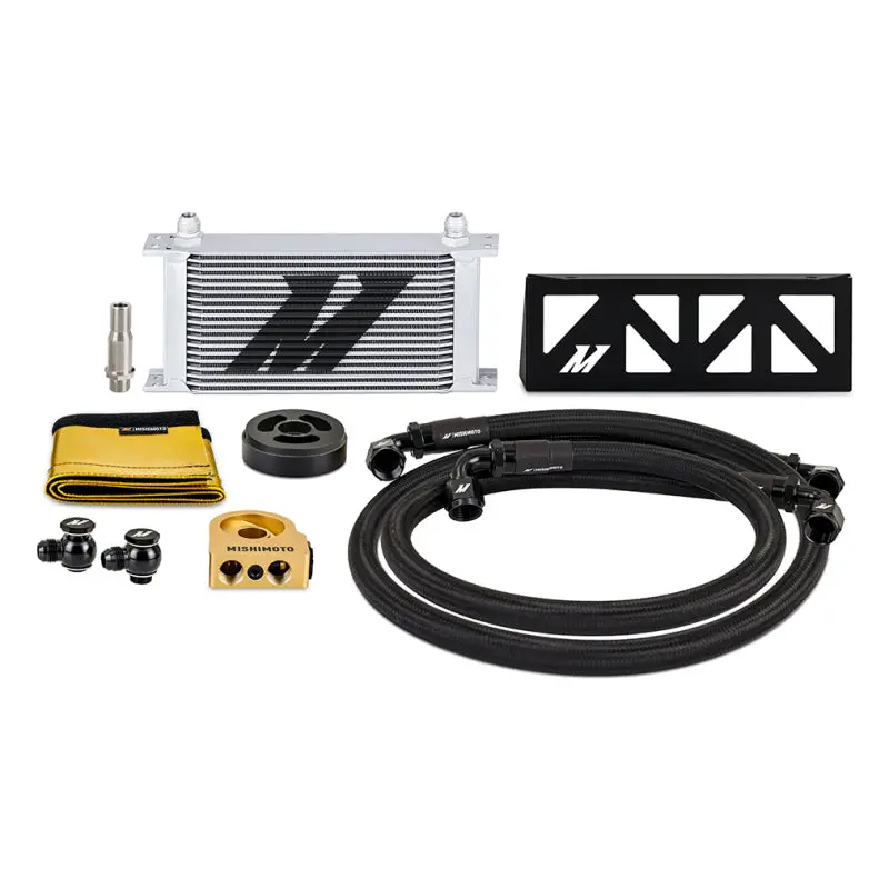Mishimoto Oil Cooler Kit Thermostatic Silver - Fits 22-25 Subaru Brz/Toyota Gr86 1