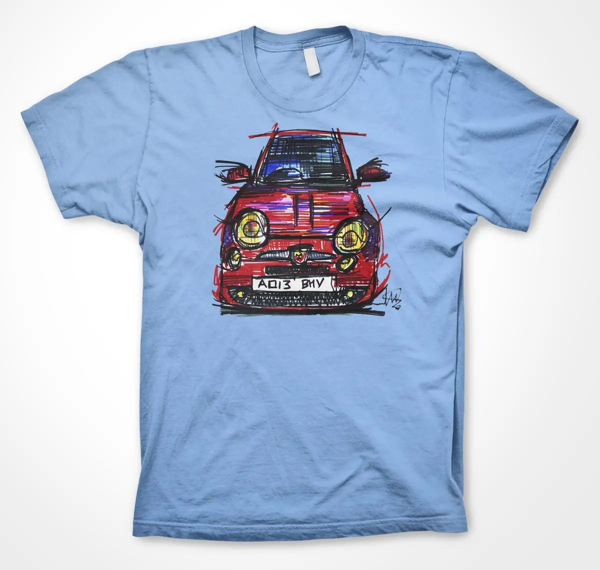 Abarth 500 Iconic Logo Unisex T-Shirt – Continuouscar