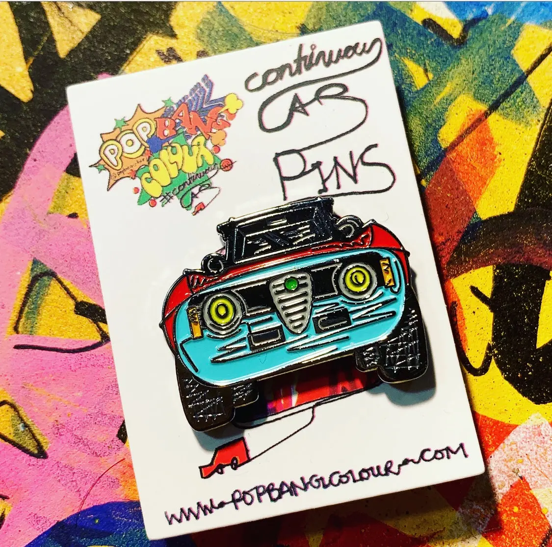 Alfa Romeo 'Revs' Enamel Pin Badge - | Limited Stock 1