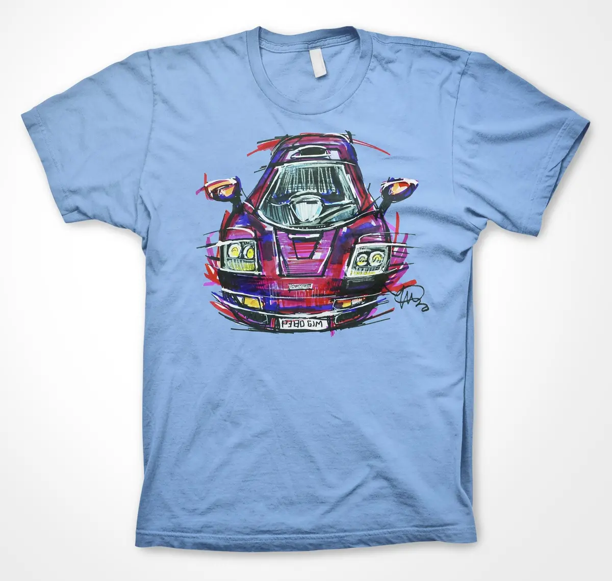 McLaren F1 Inspired Unisex T-Shirt by Continuouscar - Image 6
