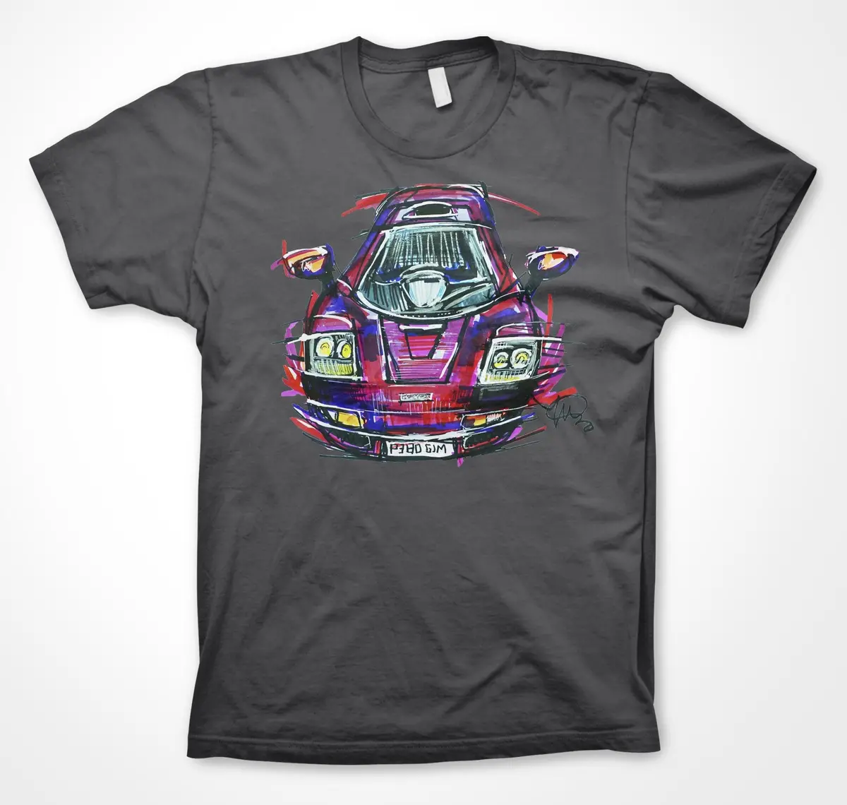 McLaren F1 Inspired Unisex T-Shirt by Continuouscar - Image 5