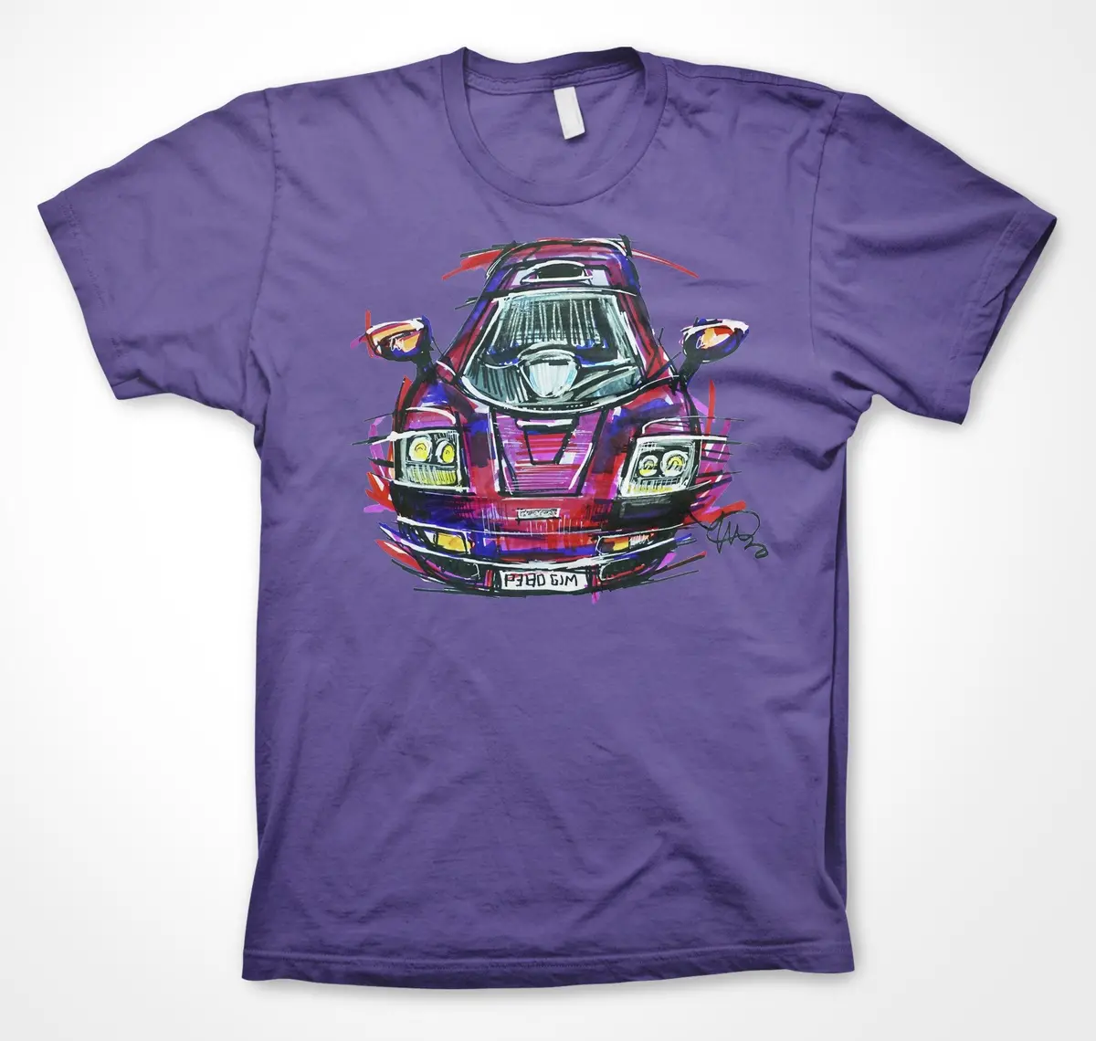 McLaren F1 Inspired Unisex T-Shirt by Continuouscar - Image 3