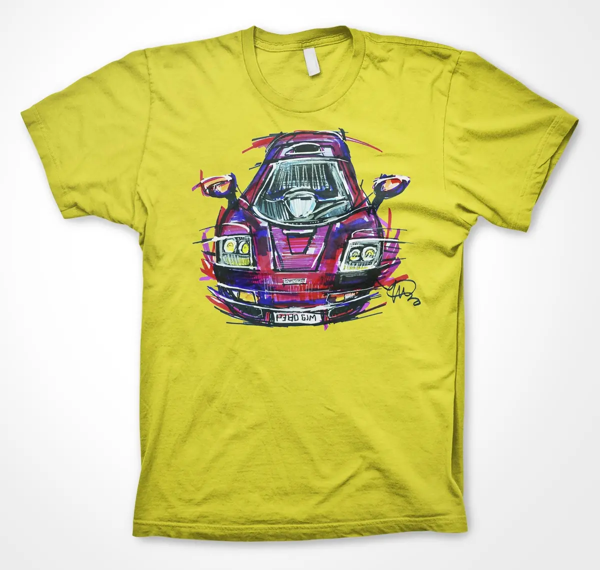 McLaren F1 Inspired Unisex T-Shirt by Continuouscar - Image 8