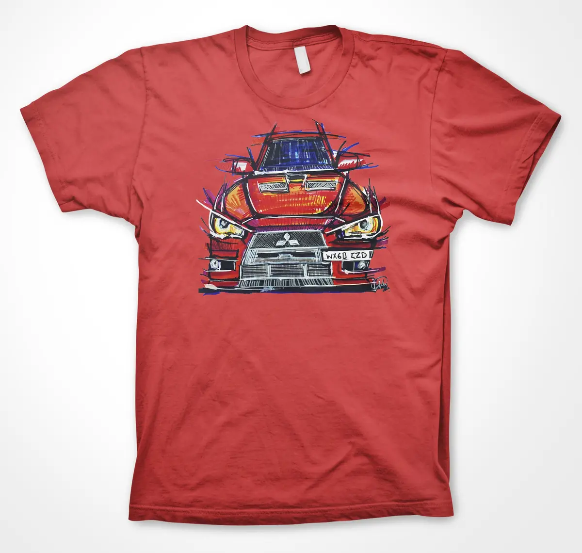 Mitsubishi Evo #Continuouscar Unisex T-Shirt 1