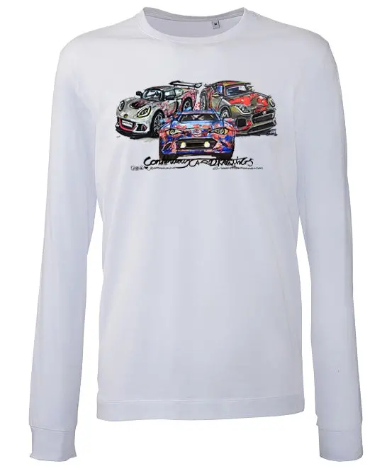 #Continuouscar Collection -  Mission Motorsport ‘Poppy Cars’ - Unisex T-Shirt - Long Sleeve 1
