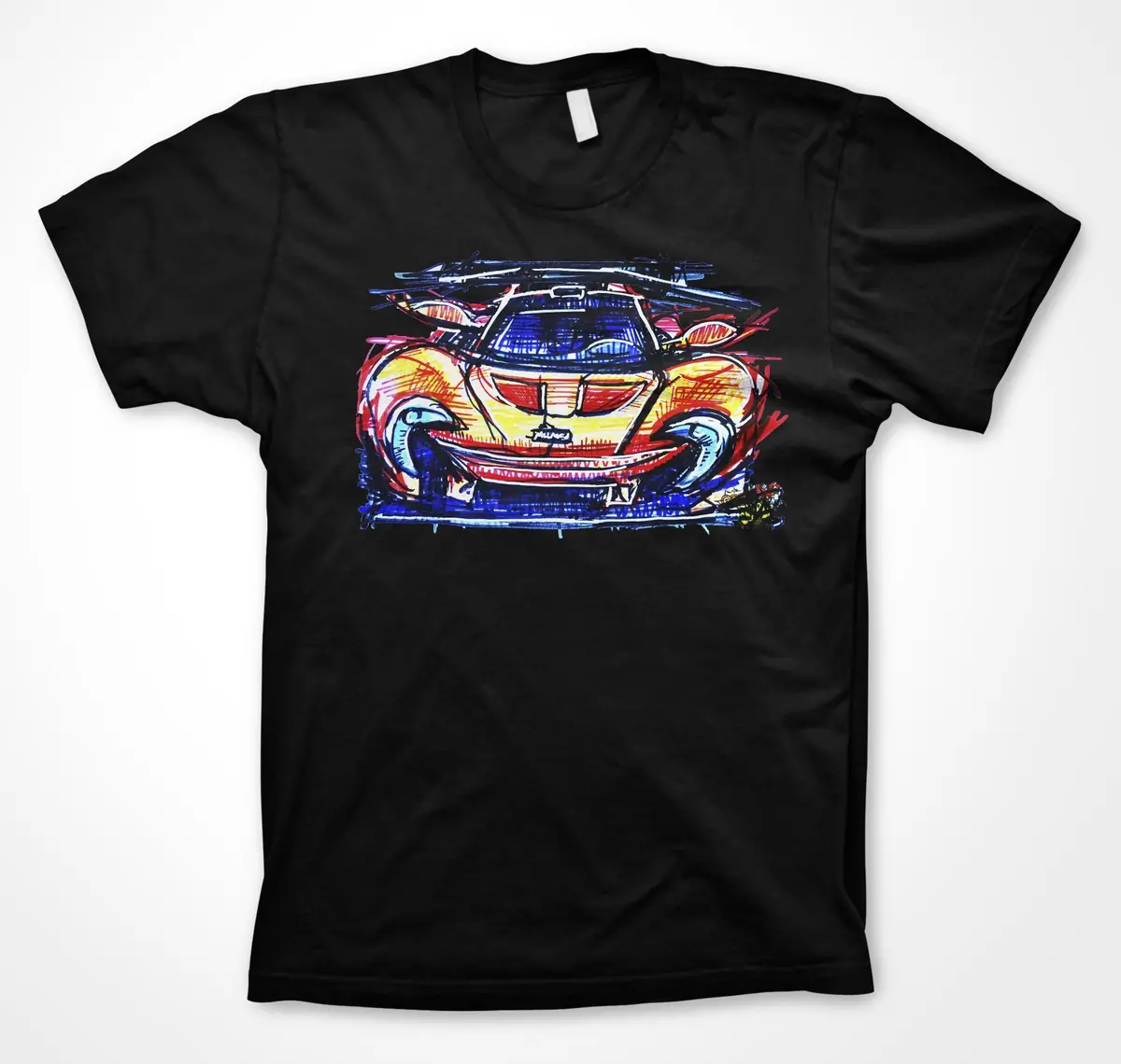 Mclaren P1 #Continuouscar Unisex T-Shirt 3