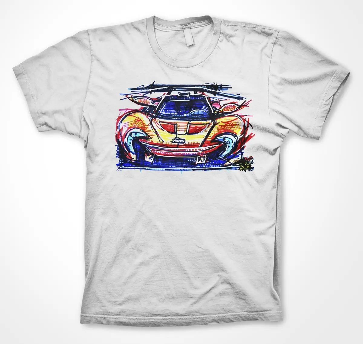 Mclaren P1 #Continuouscar Unisex T-Shirt 3