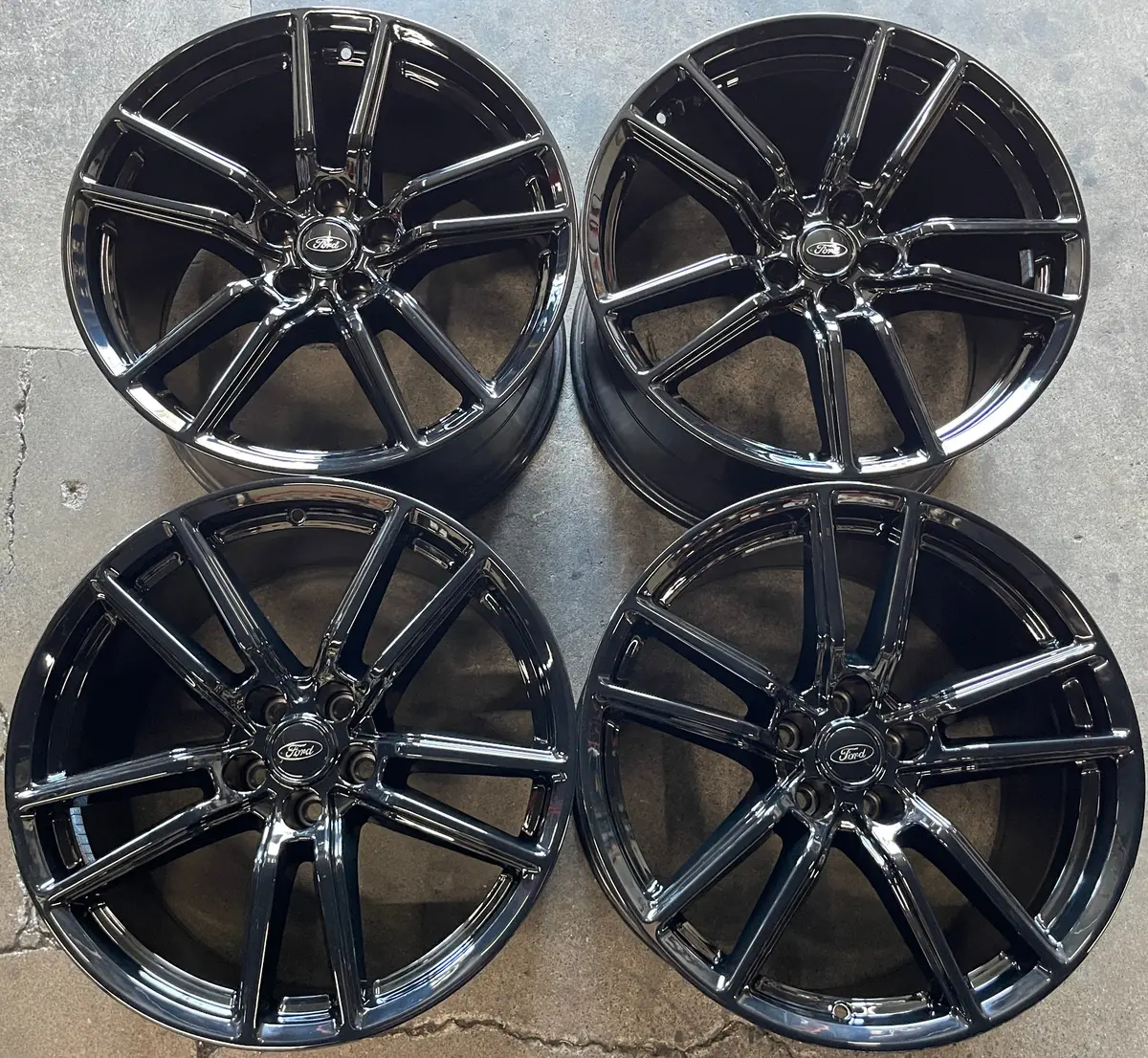 Sold Four 2022 Ford Mustang Shelby Gt500 Factory 20 Wheels Oem Rims 20X11 Black 1