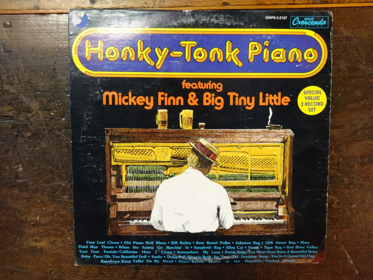 Honky Tonk Piano, Mickey Finn & Big Tiny Little 2 Record Set 1