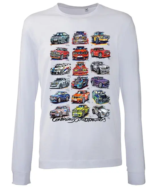 #Continuouscar Collection - Bmw - Unisex T-Shirt - Long Sleeve 1