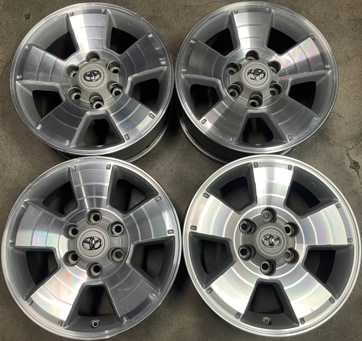 Four 2009 Toyota 4Runner Factory 17 Wheels Rims Oem 69429 Fj Tacoma Tundra 6X5.5 1
