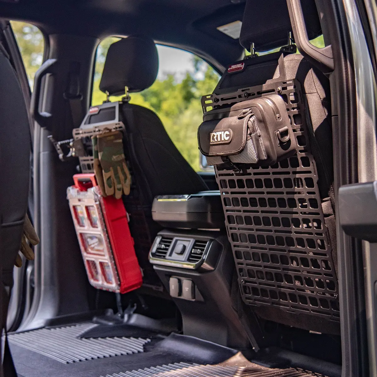 Seat Back Tech Plate Molle Kit - Ram 1500 (2019+) 1