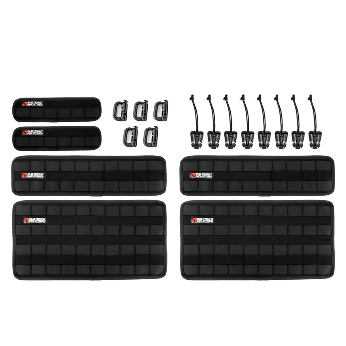 Velcro Tech Panel - Black | 6Pc+ Kit 1