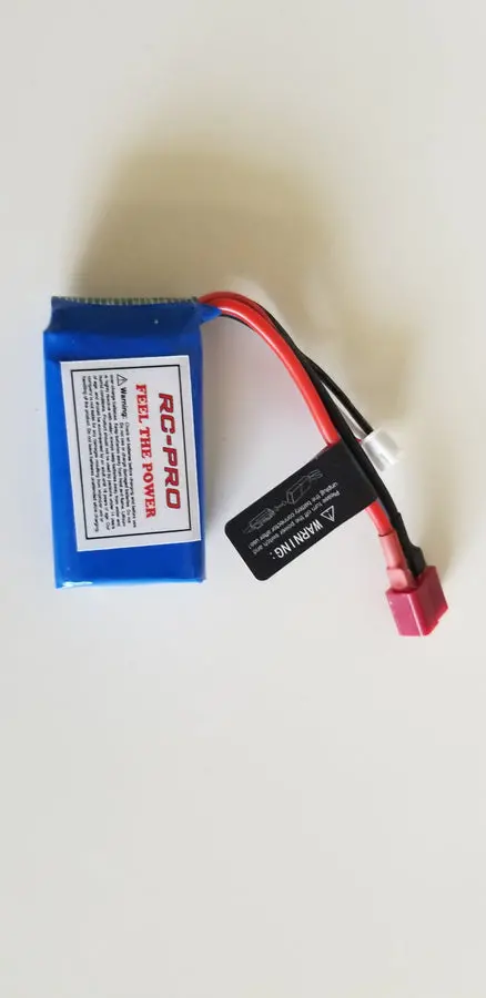 Rc-Pro Desert Rush- Thrasher- Little Monster 7.4V 850Mah Lipo - With Deans 1