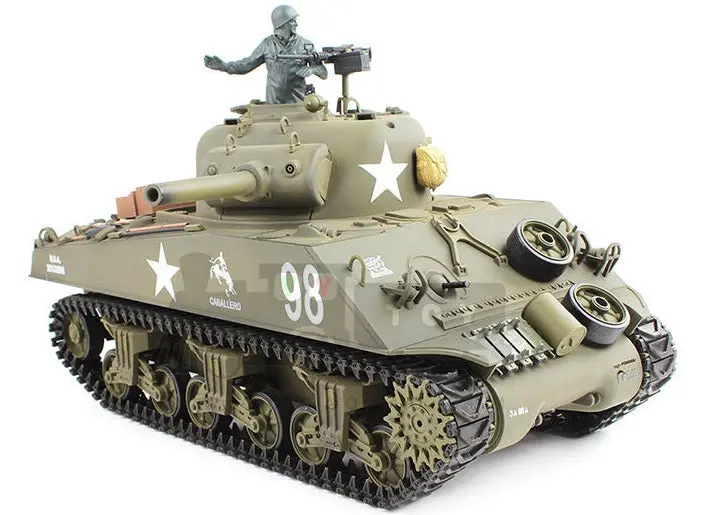 Heng Long Hui Na 6.0 1-16 U.S.A M4a3 "Sherman" Rc Tank (Bb And Ir) 3898-1 1