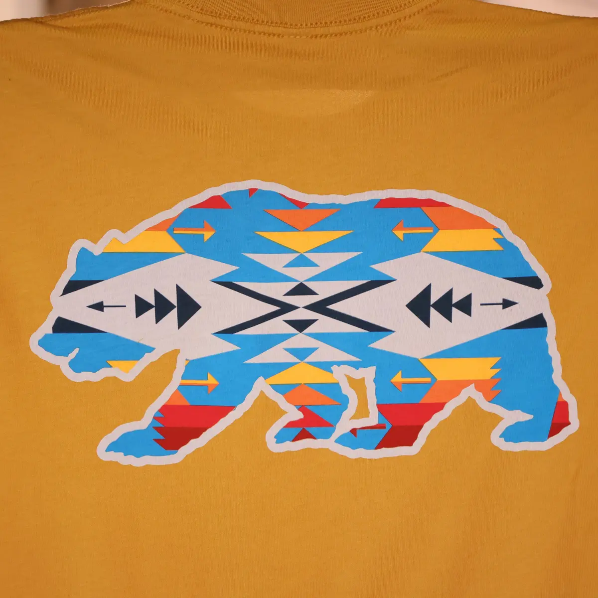 Pendleton Tucson Bear Graphic Tee -Antique Gold/Multi - 1