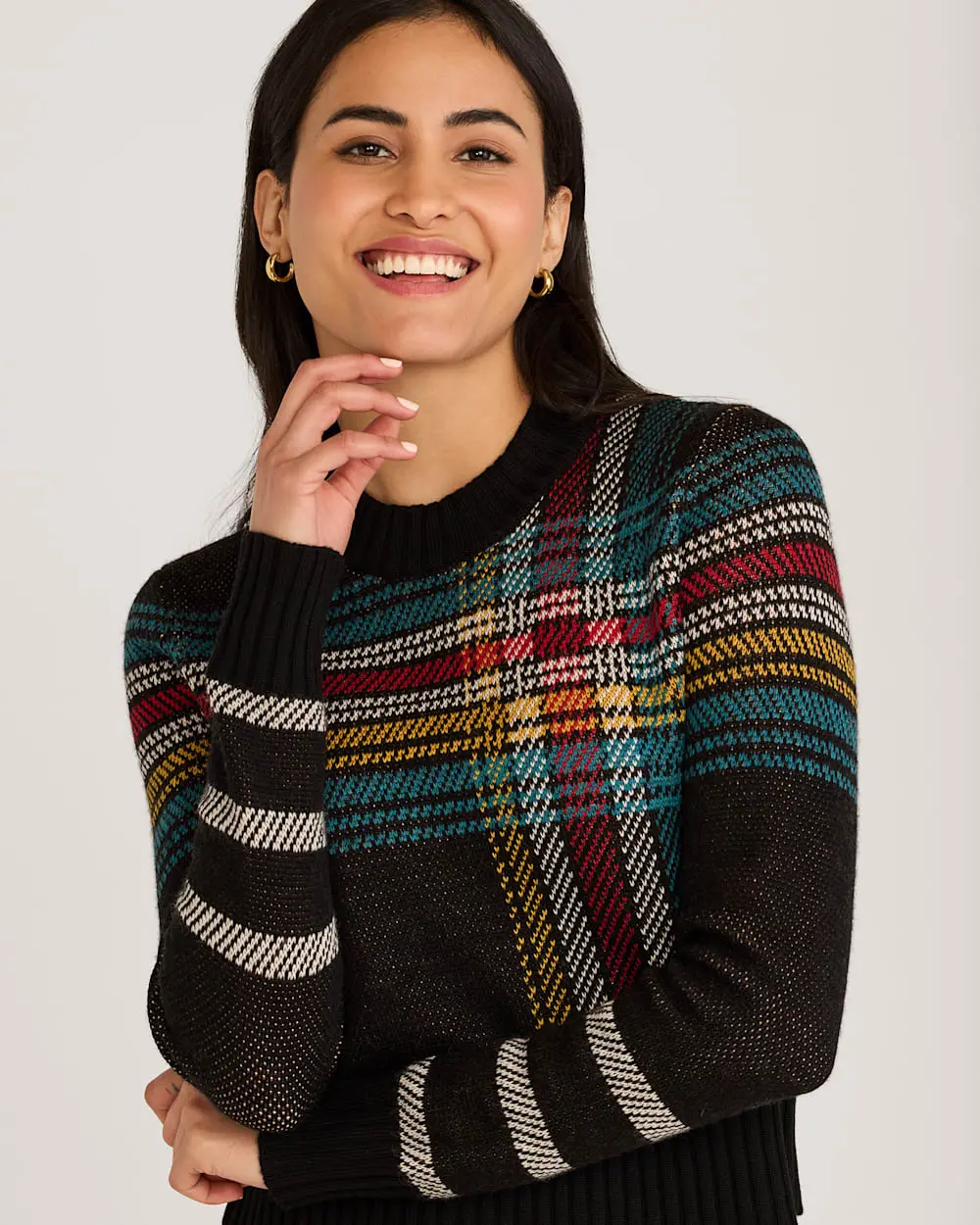 Pendleton Women’s Plaid Merino Wool Sweater
