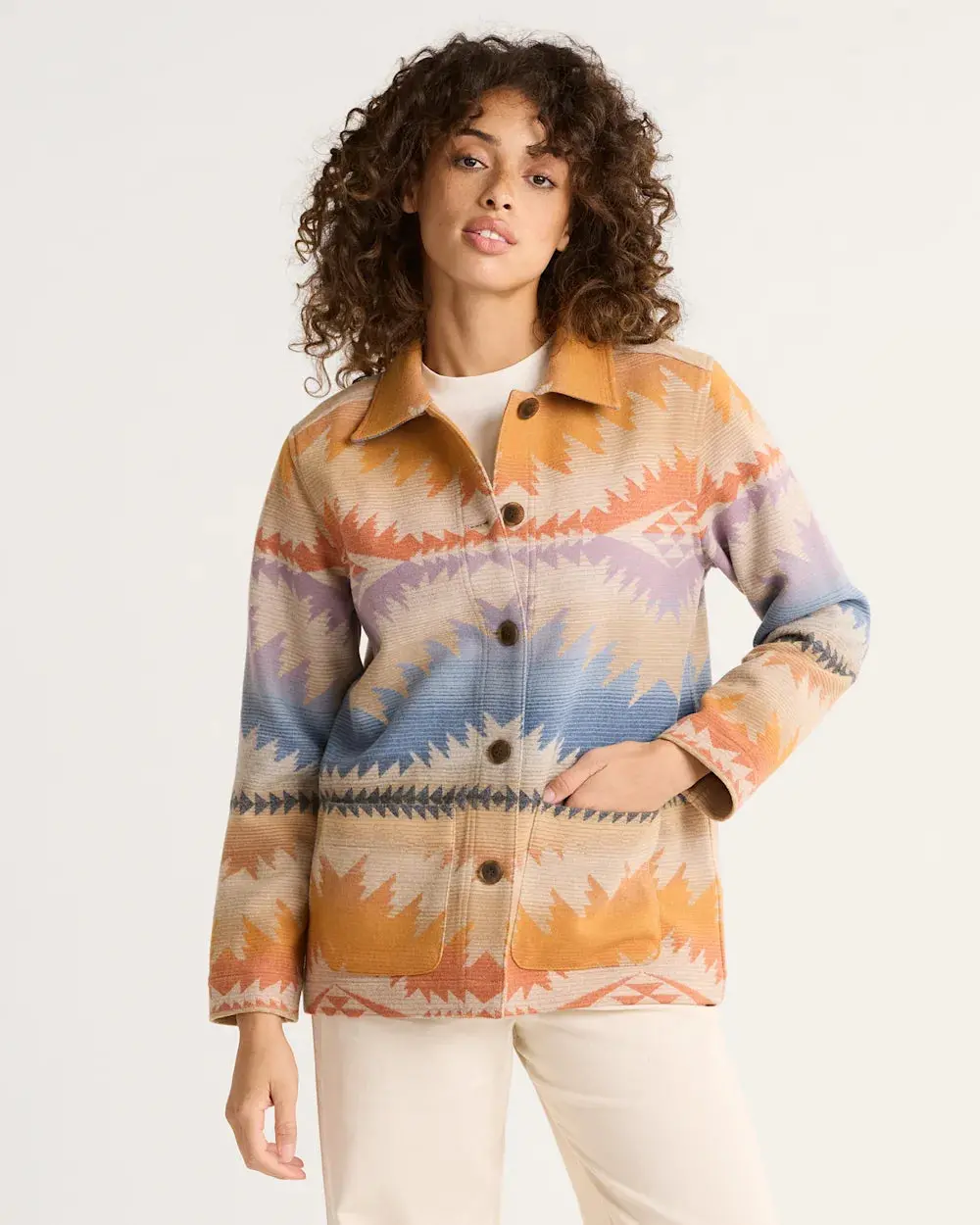 Pendleton Women's Sunset Pass Wool Coat 1