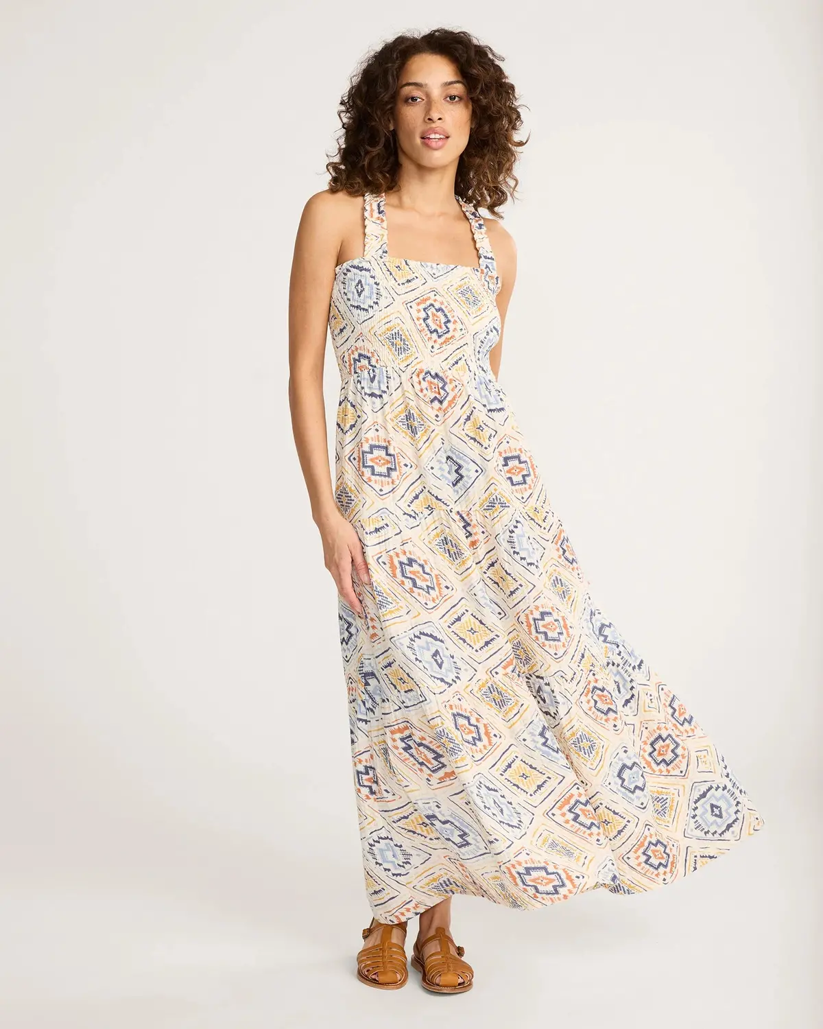 Pendleton Hayley Cotton Gauze Dress In Harding Bandana Print 1