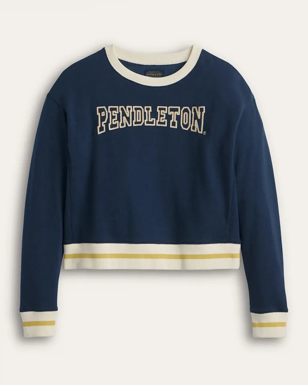 Pendleton Women's Graphic French Terry Pullover In Navy 1