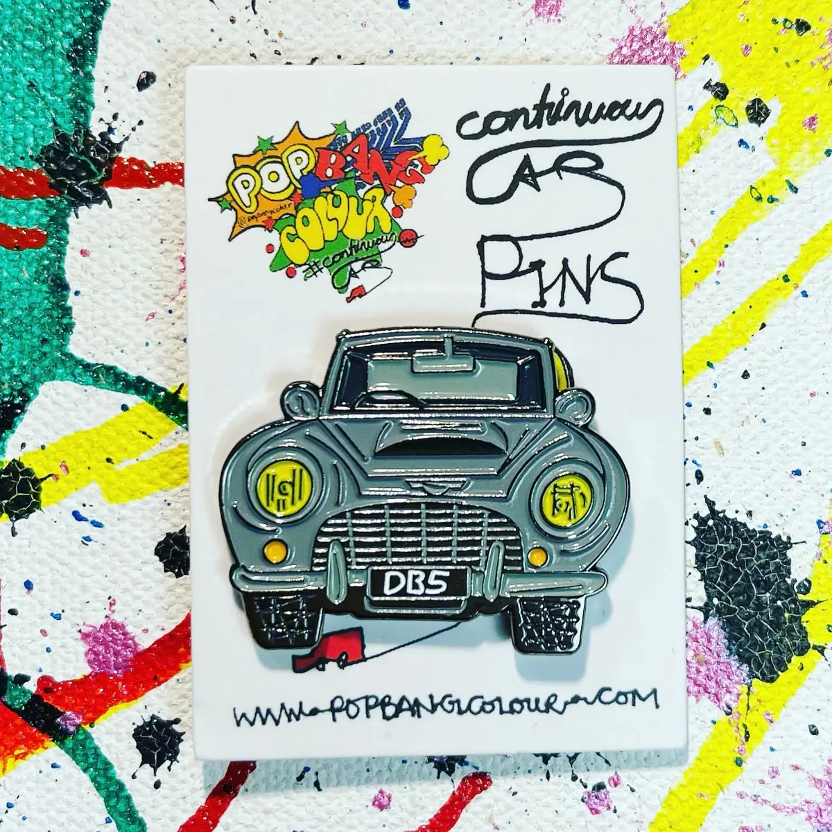 Aston Martin Db5 - Silver | Limited Edition Enamel Pin Badge |  Limited Stock 1