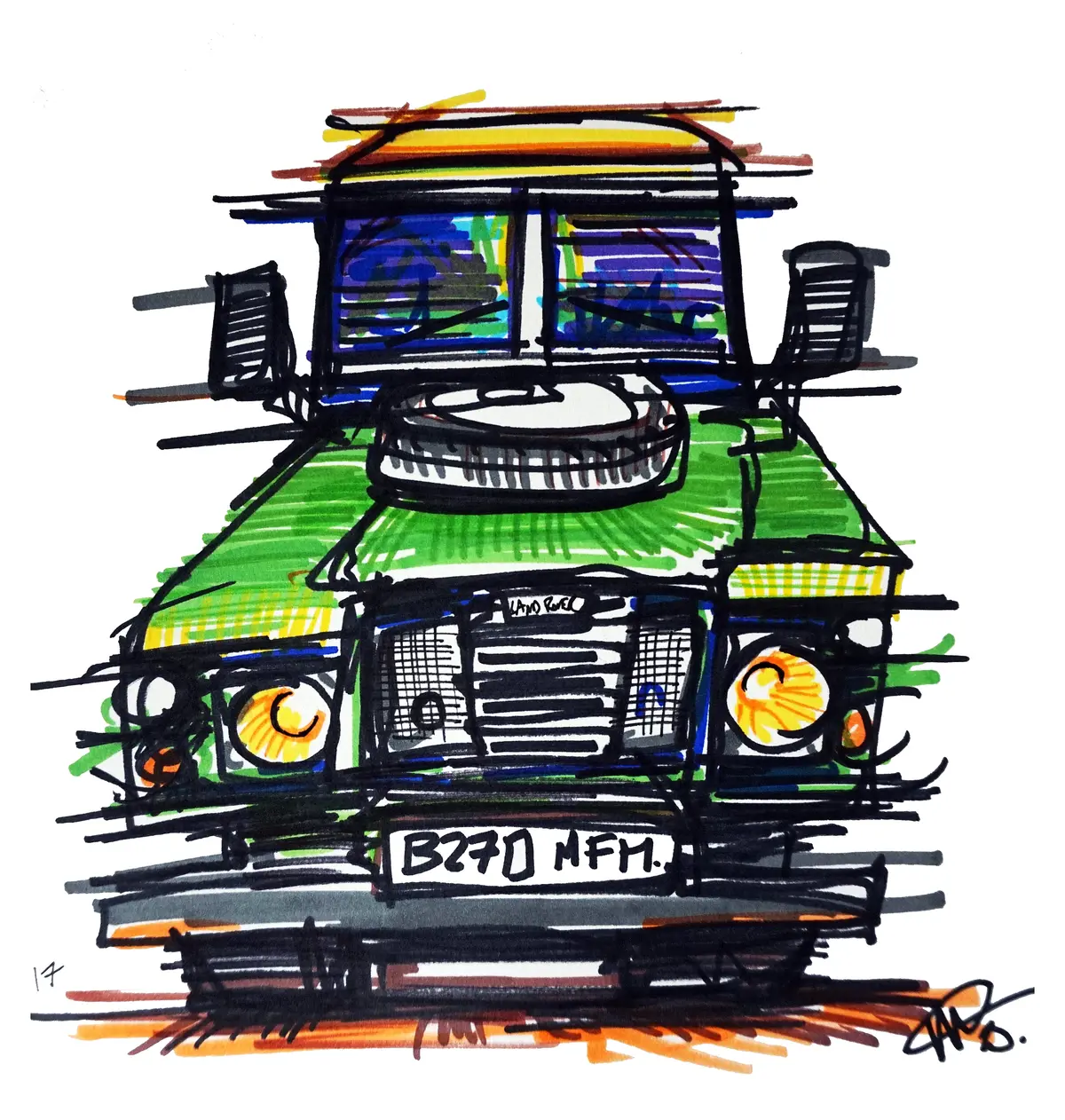 #Continuouscar No.17 | Land Rover Series Iii 1