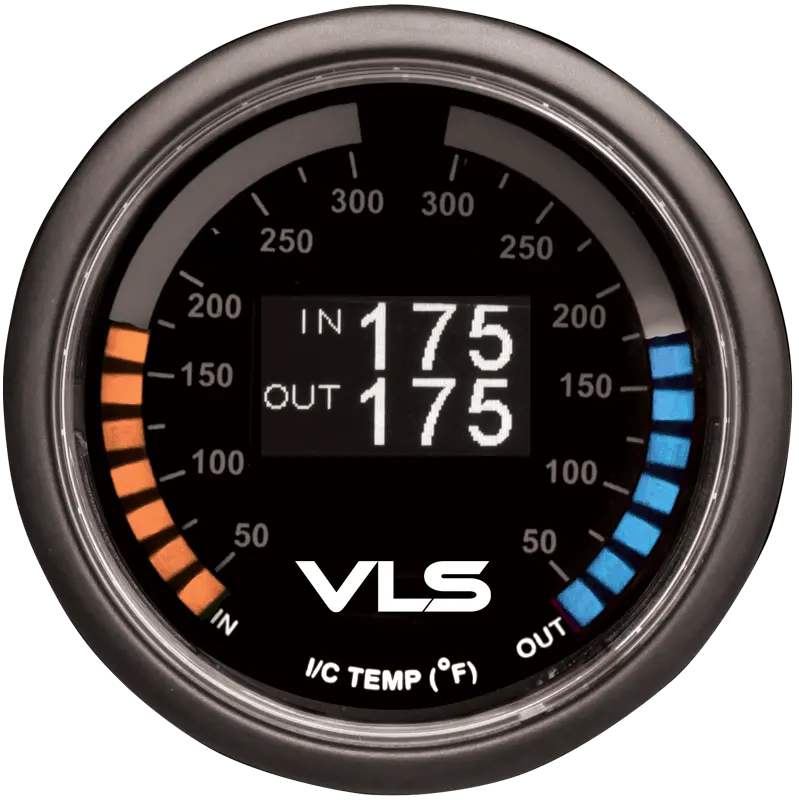 Revel Vls Oled Intercooler Dual Temperature Gauge 1