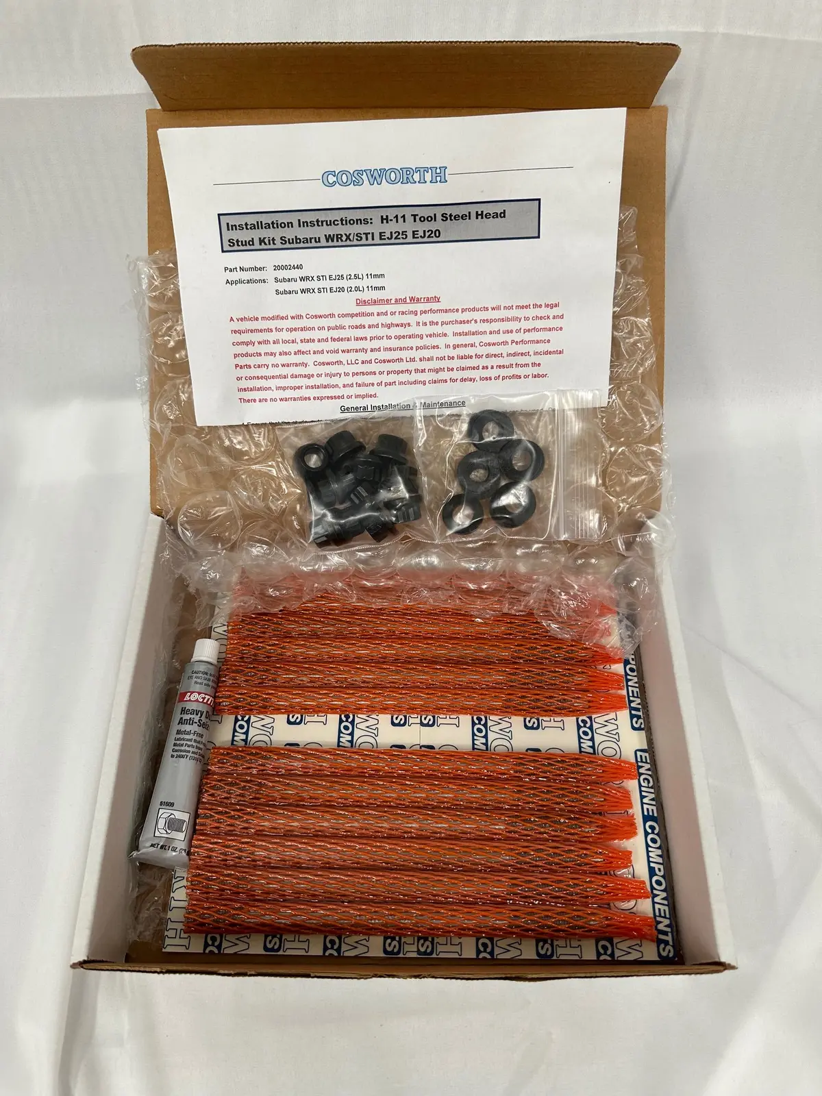 Brand New - Cosworth Subaru Wrx Sti Ej25/Ej20 11Mm Head Studs 1