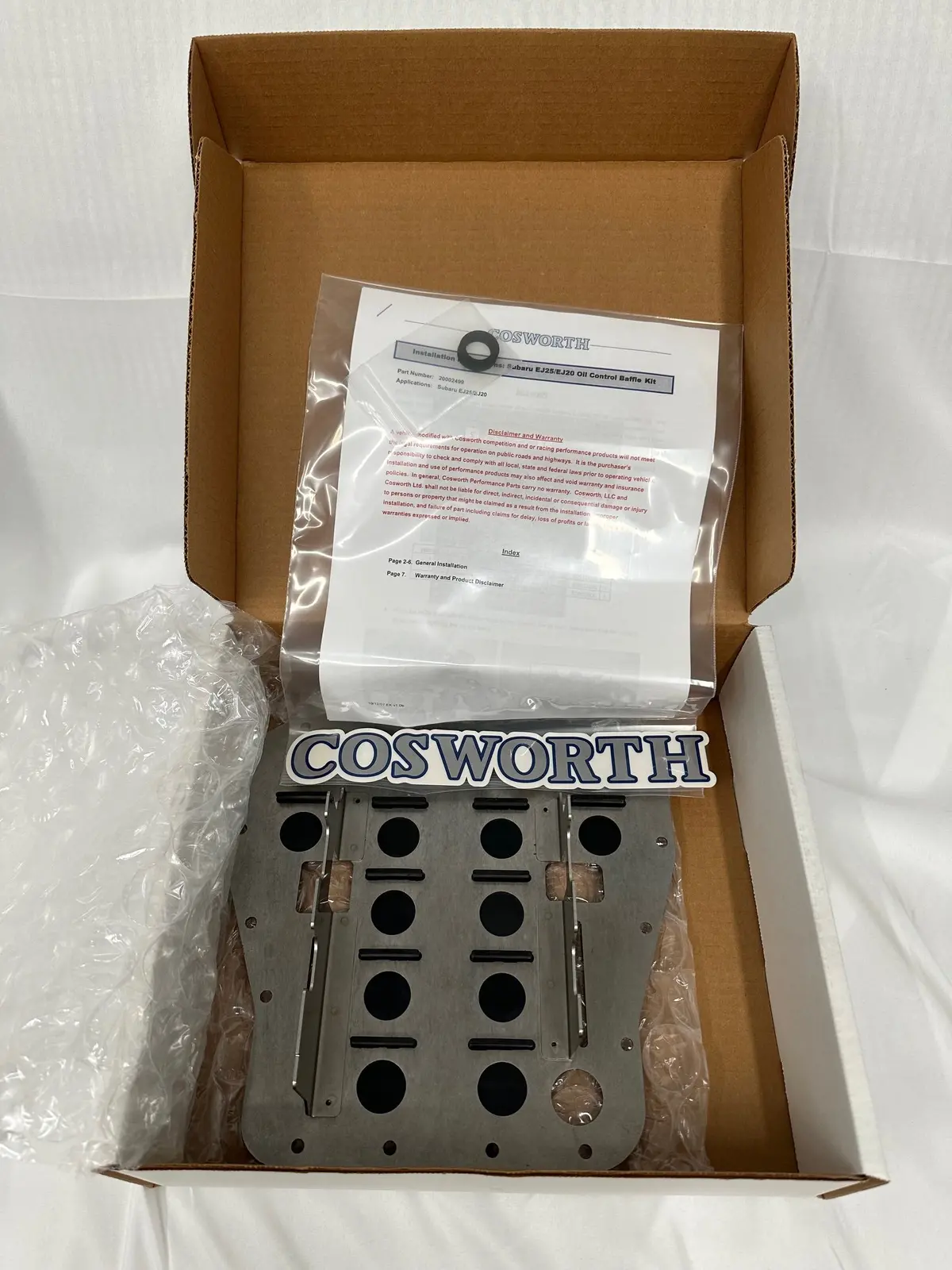 Brand New - Cosworth Subaru (Ej20/Ej25) Oil Control Baffle 1