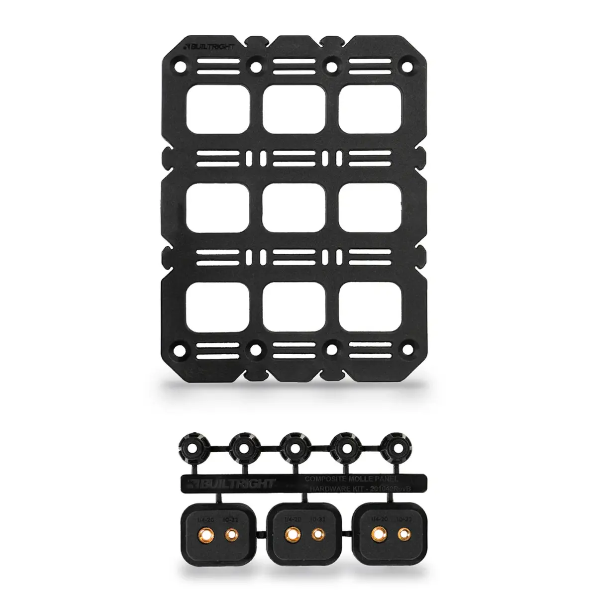 Composite Tech Plate 5.25" X 7.0" | Universal Molle Mounting Panel 1