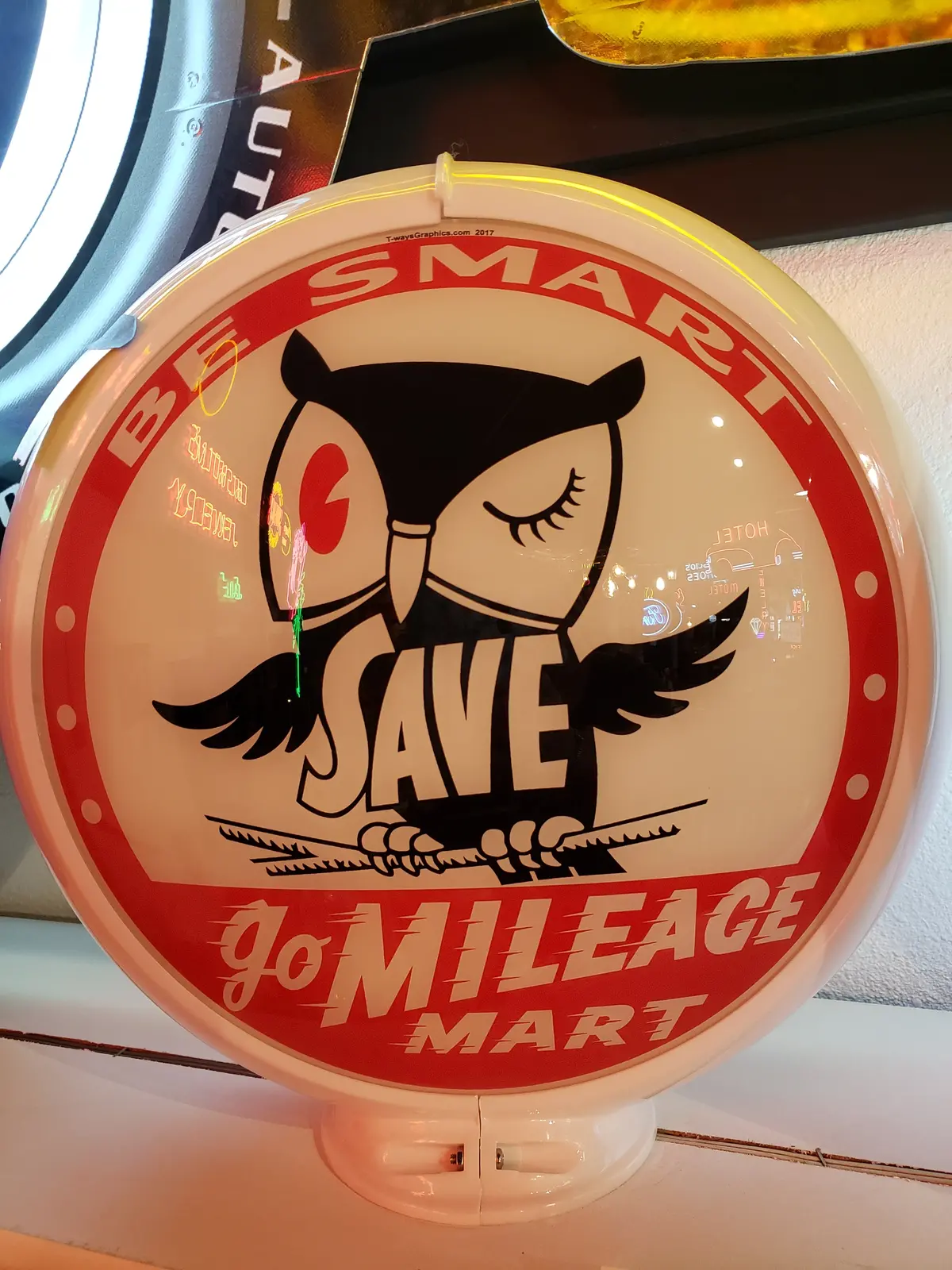 Go Mileage Mart Gas Pump Globe 1