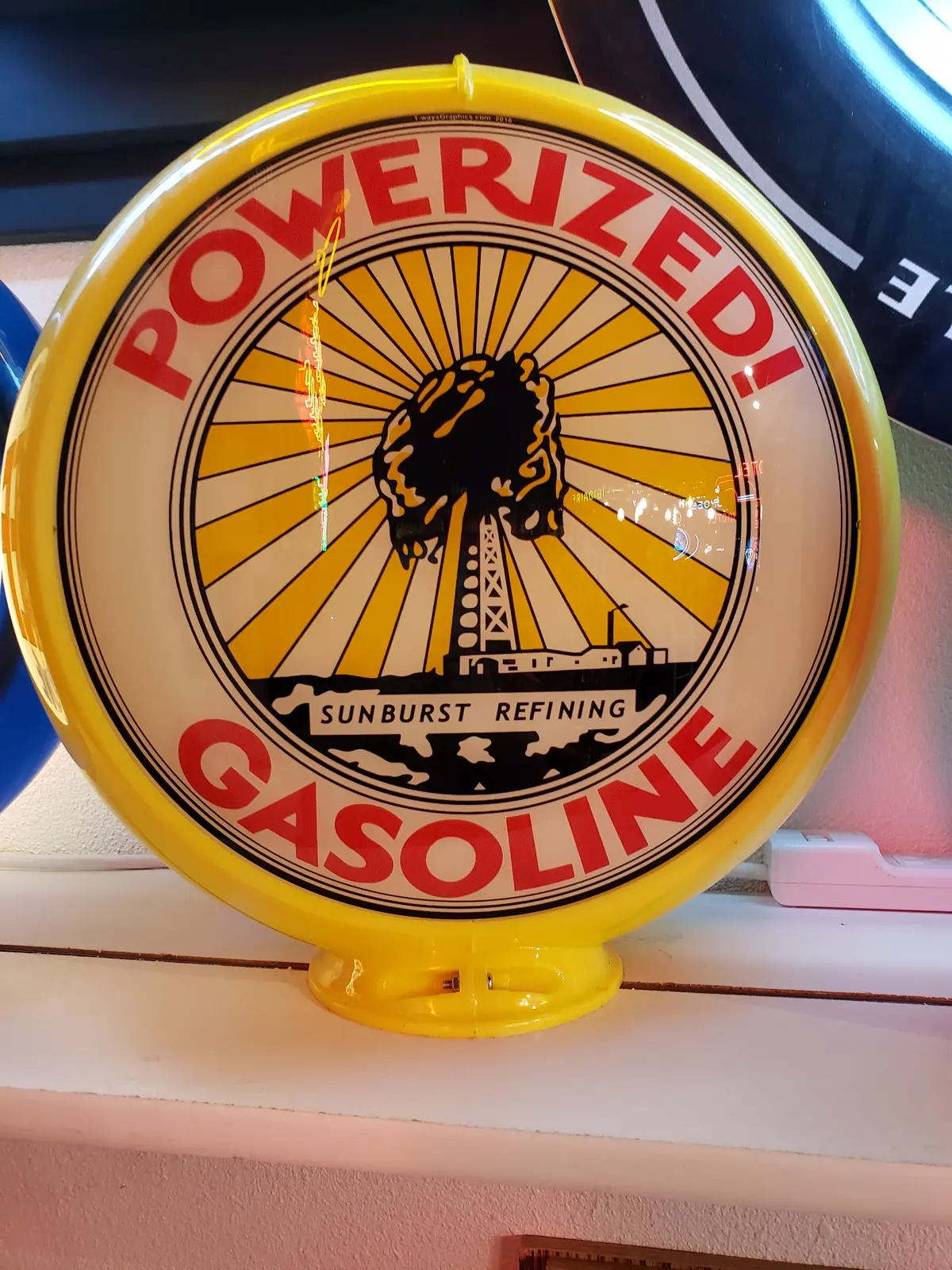 Powerized Gasoline Gas Globe 1