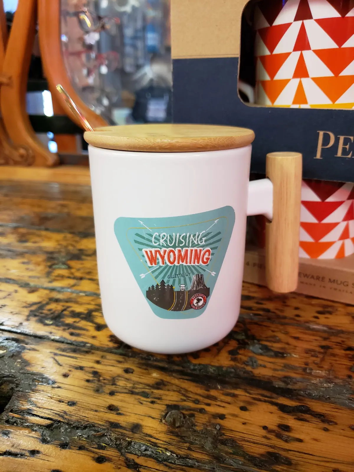 Cruising Wyoming Frontier Auto Museum Mug 1