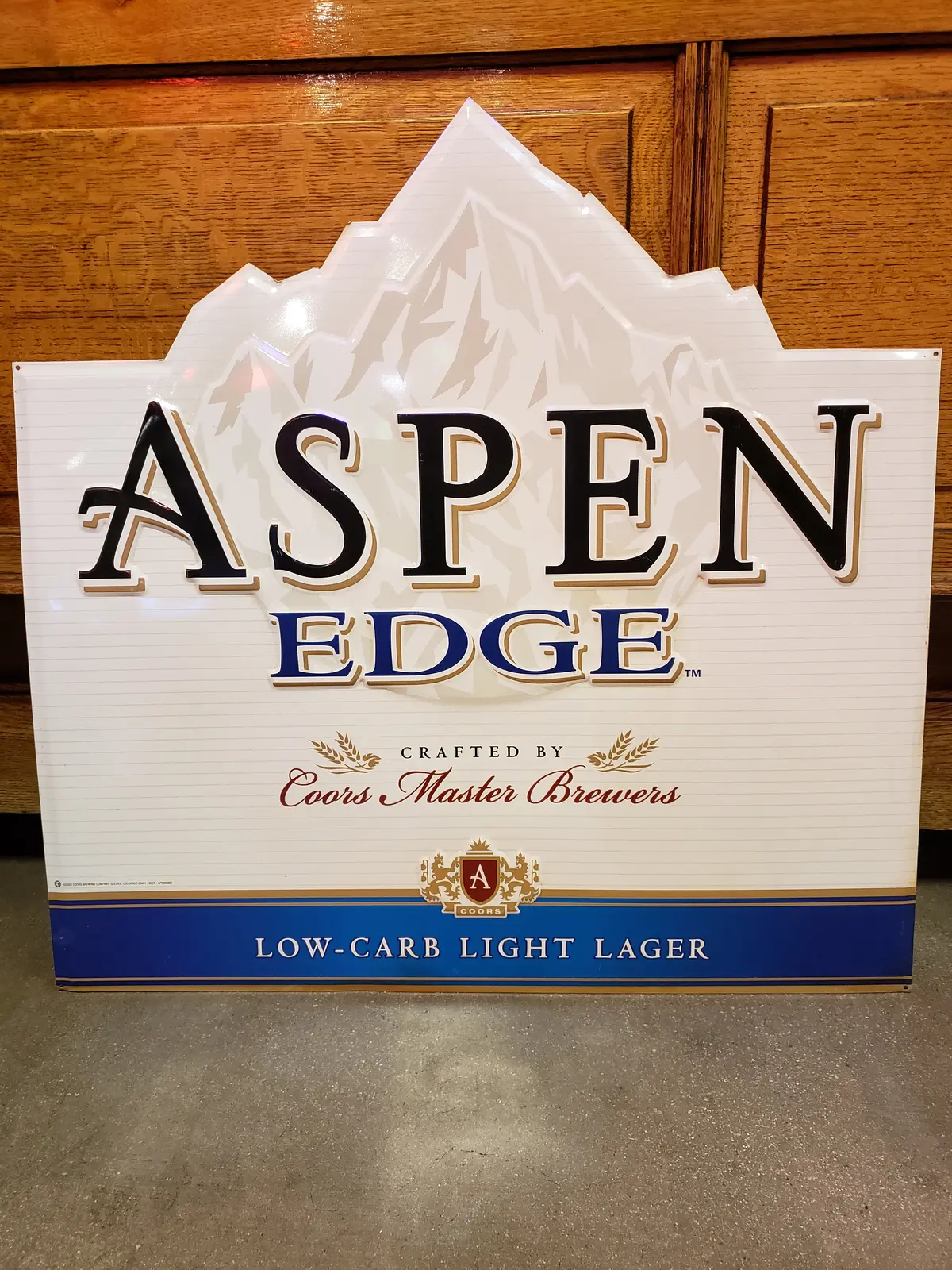 Coors Aspen Edge Pub Sign 1