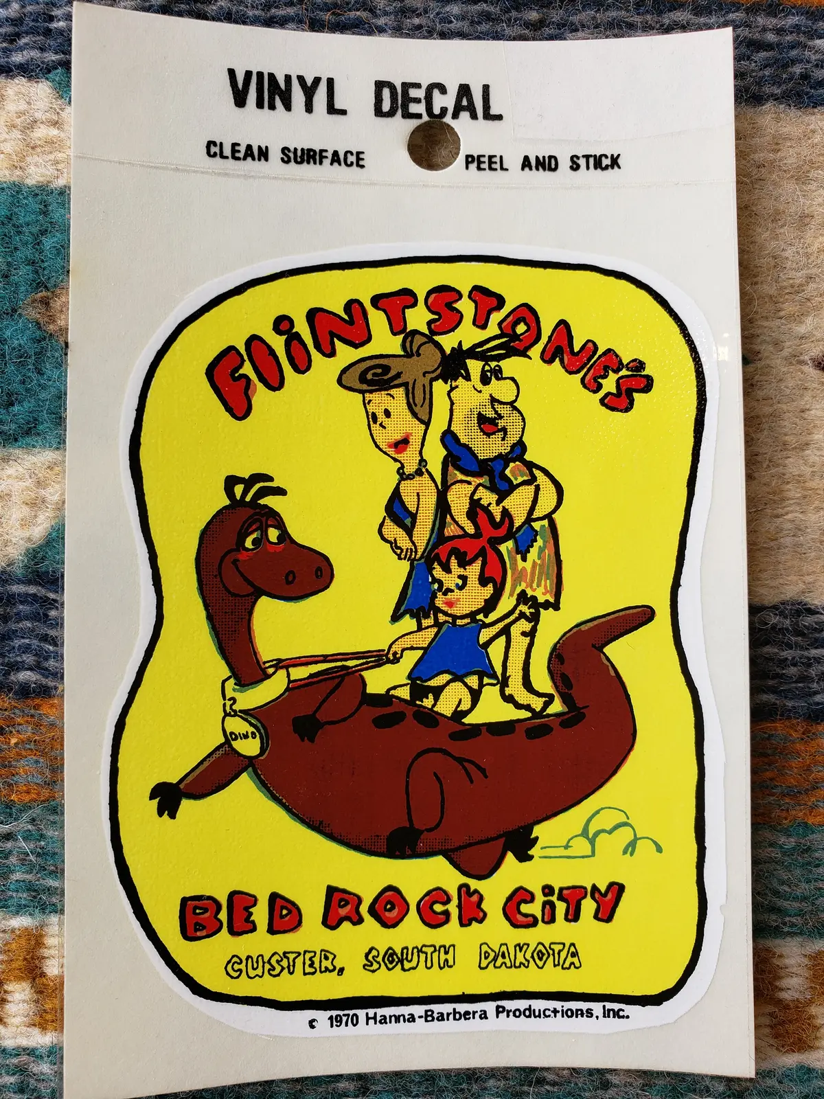 Flintstones Bedrock City Vinyl Decal 1
