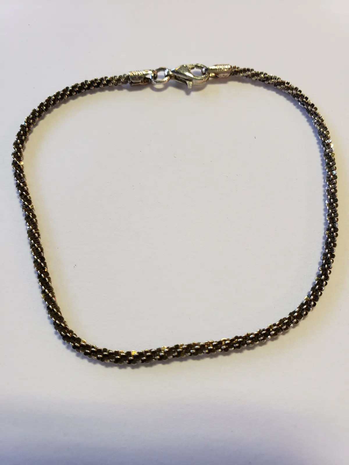 Vintage Rope Style Bracelet( Italy) .925 1