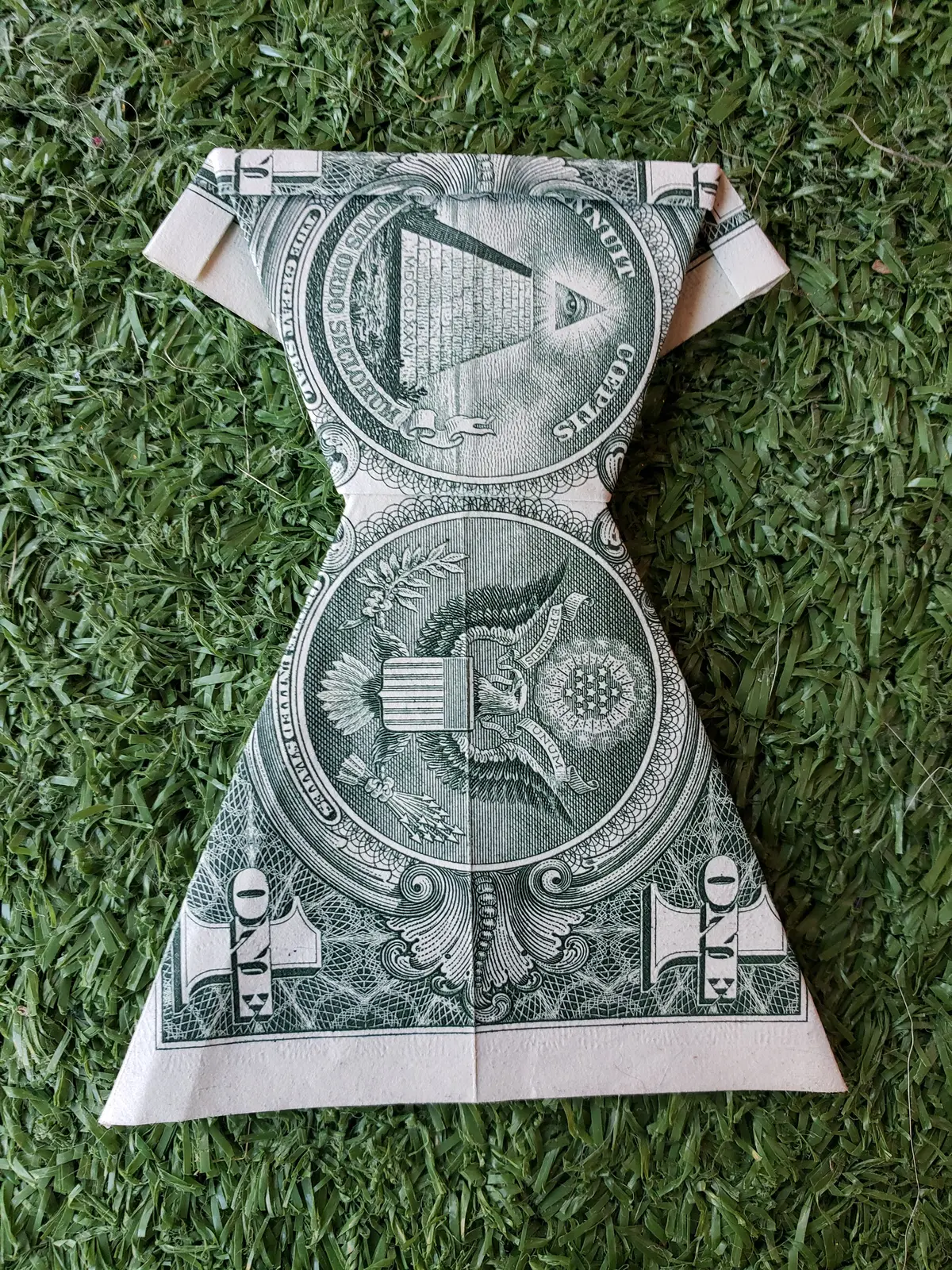 Dollar Art Origami Dress 1