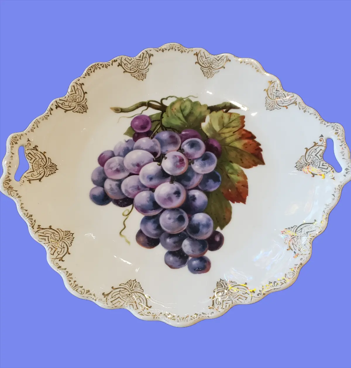 Vintage Grapes Serving Platter 1