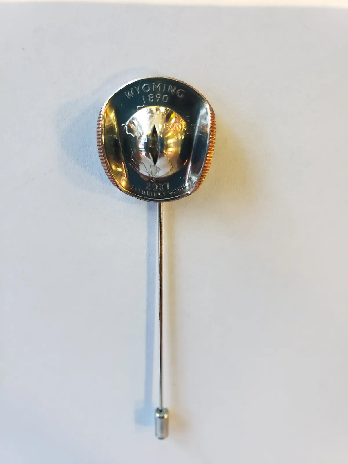 Wyoming Quarter Lapel Pin 1