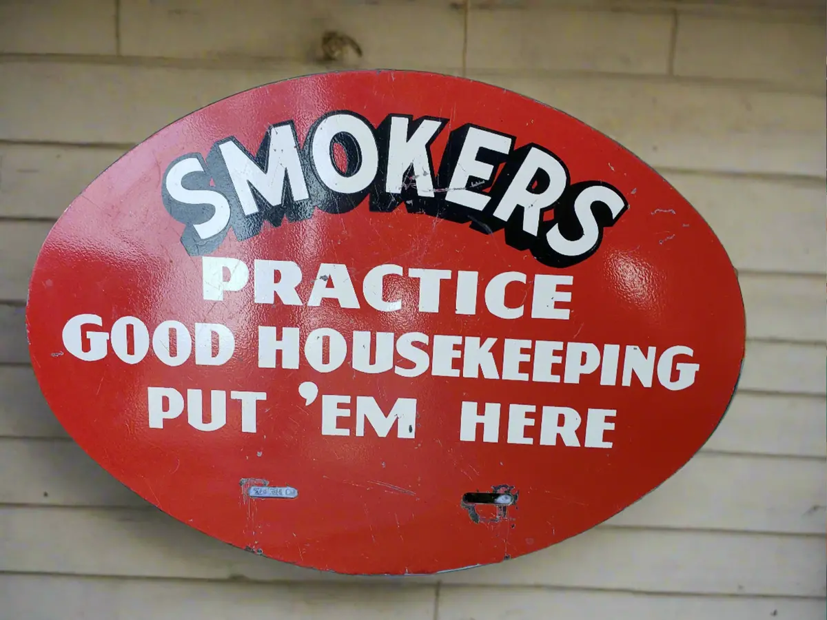 Vintage Smokers Sign 1