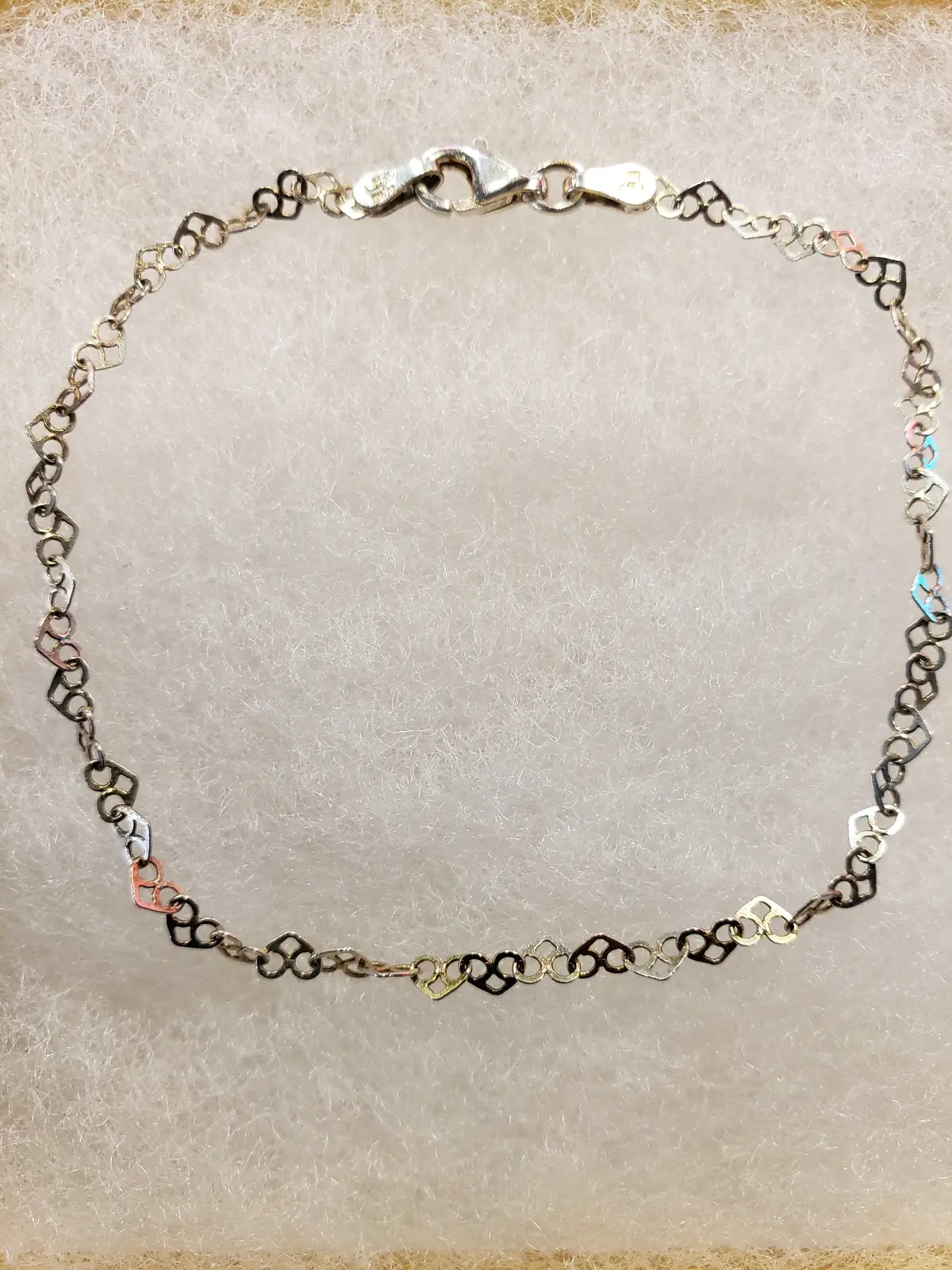 Sterling (Italy) Hearts Bracelet 1
