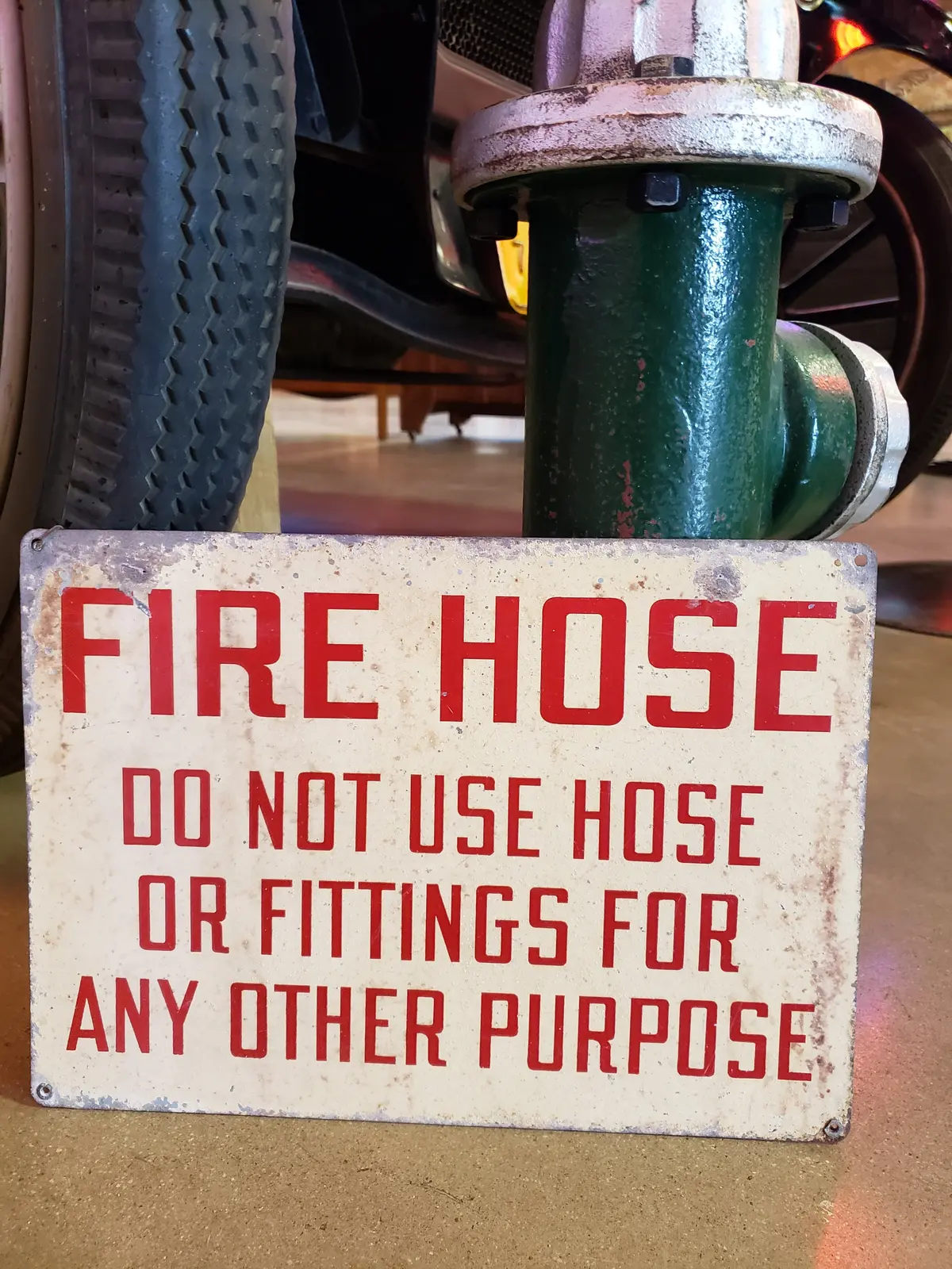 Fire Hose Vintage Sign 1