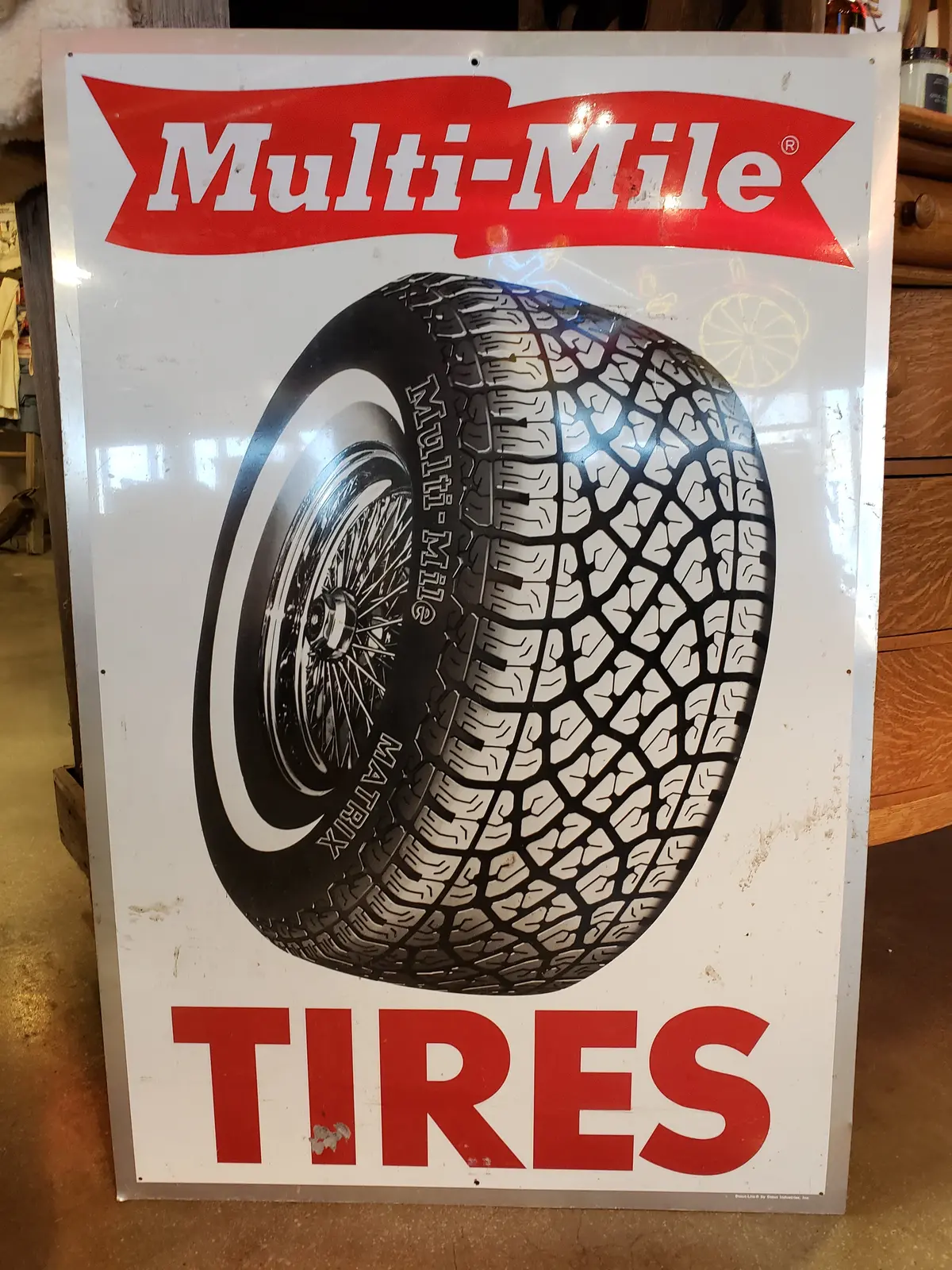 Multi-Mile Tires Sign 1