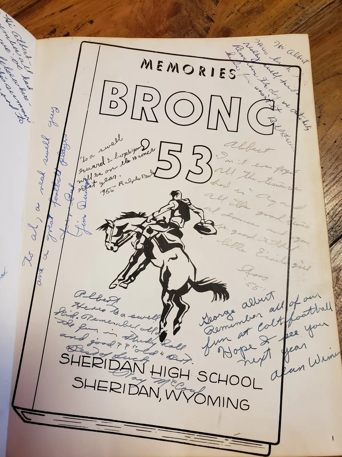 1953 Sheridan High School Yearbook 1