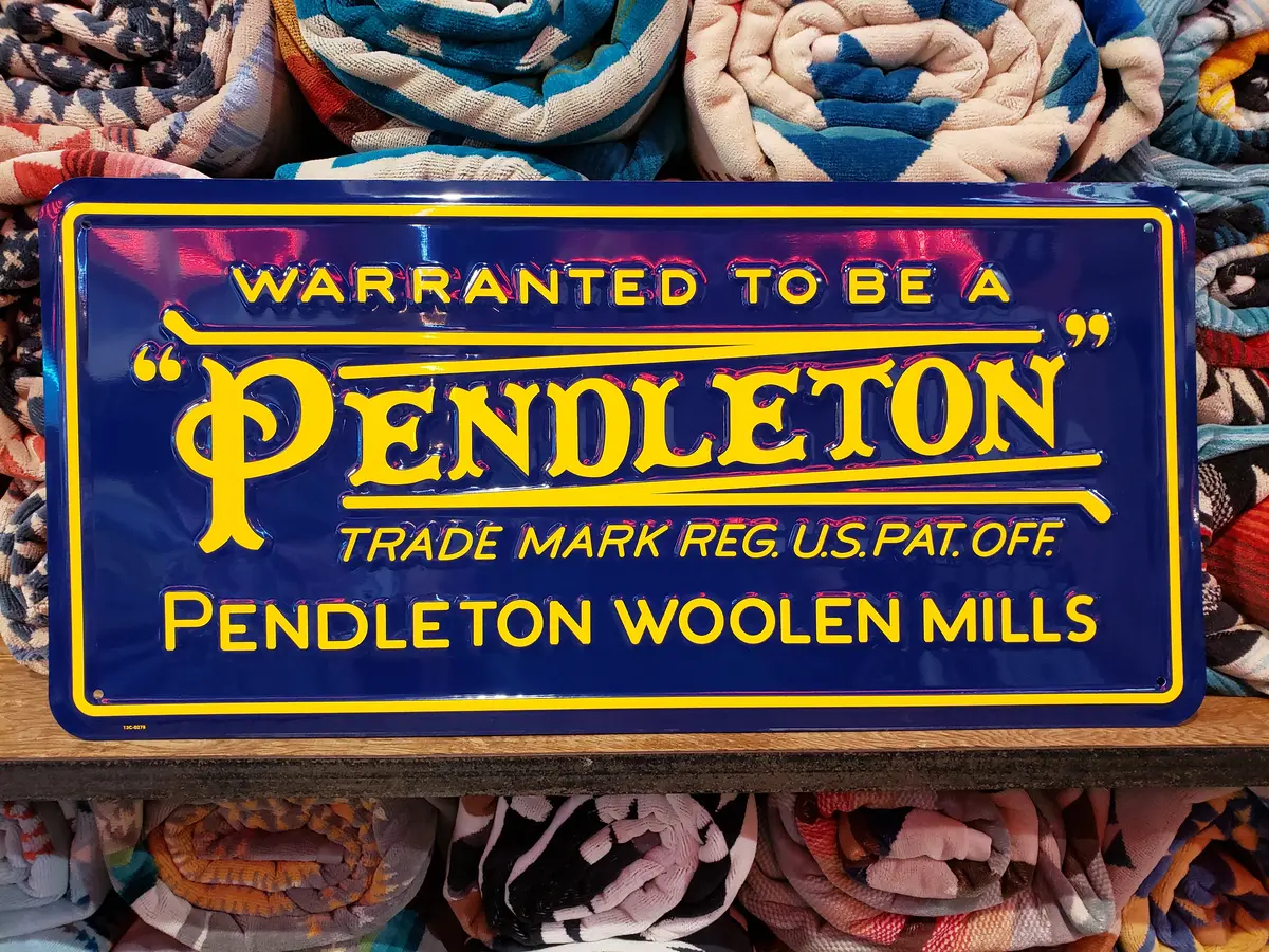 Pendleton Logo Wall Sign 1