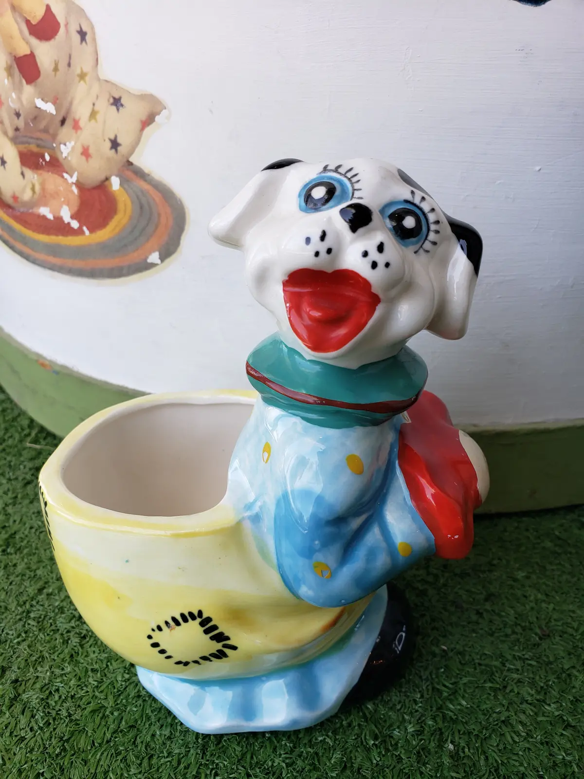 Clown Dog Planter 1
